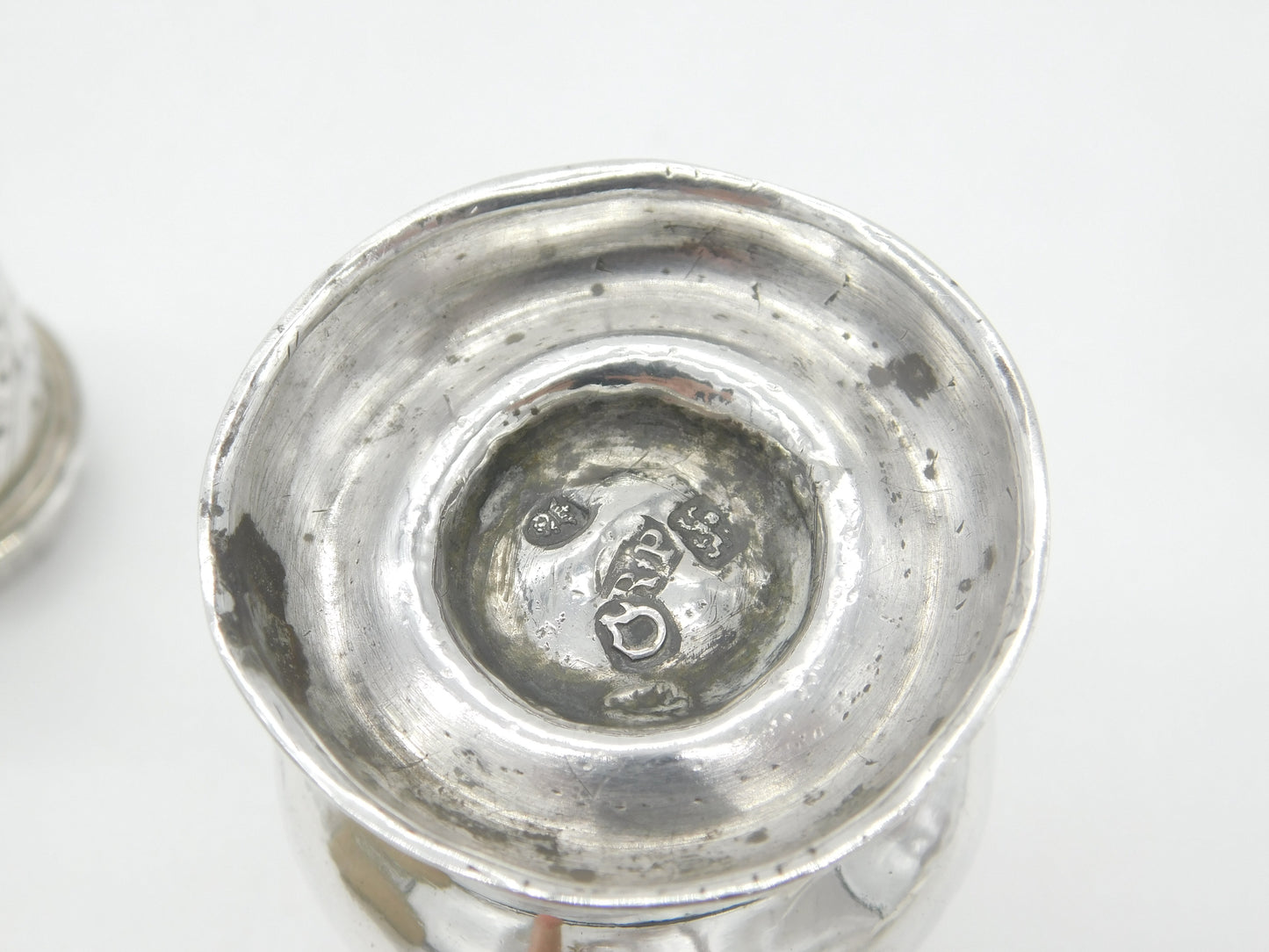 Early Georgian Sterling Silver Muffineer Sugar Caster 1769 London Robert Peaston