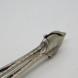 George I Sterling Silver Sprung-arm Sugar Tongs Antique c1720 Samuel Hitchcock