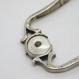 George I Sterling Silver Sprung-arm Sugar Tongs Antique c1720 Samuel Hitchcock