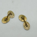 Boxed 19th Century Gilt Metal & Enamel Prussian Eagle Cufflinks Antique c1880