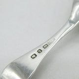 Sterling Silver Floral Pattern Tea Caddy Spoon Antique 1924 Birmingham