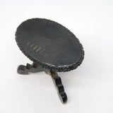 Victorian Whitby Jet Novelty 'Whitby Abbey' Miniature Table Antique c1860 AF