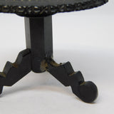 Victorian Whitby Jet Novelty 'Whitby Abbey' Miniature Table Antique c1860 AF
