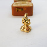 Victorian Rolled Gold Carved 'S' Bloodstone Intaglio Fob Seal c1840 Antique