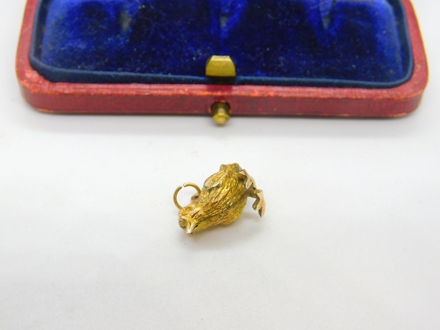 9ct Yellow Gold Little Sparrow Bird Charm or Pendant Vintage c1970