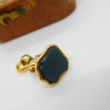 Victorian 9ct Gold Cased Bloodstone Set Shield Fob Seal Pendant c1880 Antique