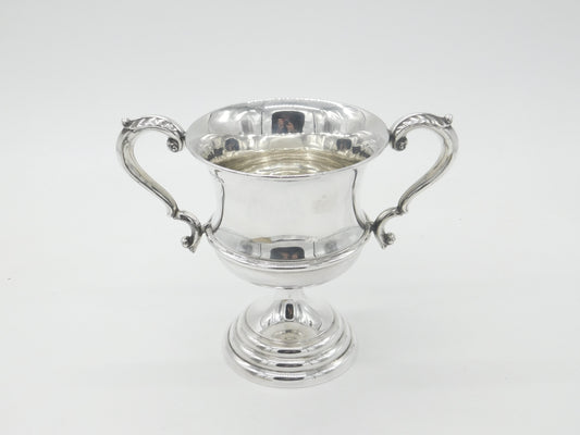 Sterling Silver Two-Handled Sporting Trophy Cup 1937 Antique Sheffield Viner's