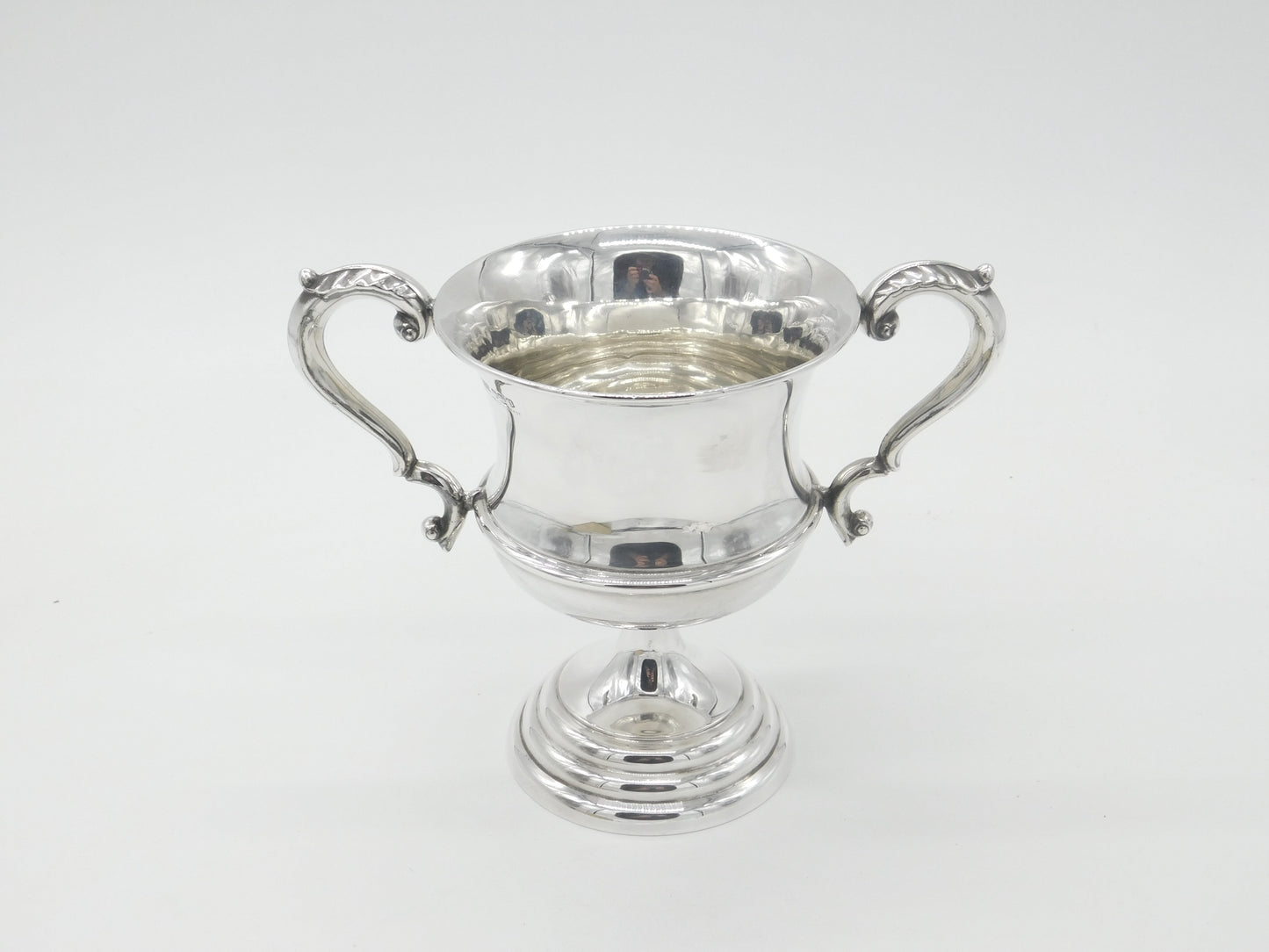 Sterling Silver Two-Handled Sporting Trophy Cup 1937 Antique Sheffield Viner's