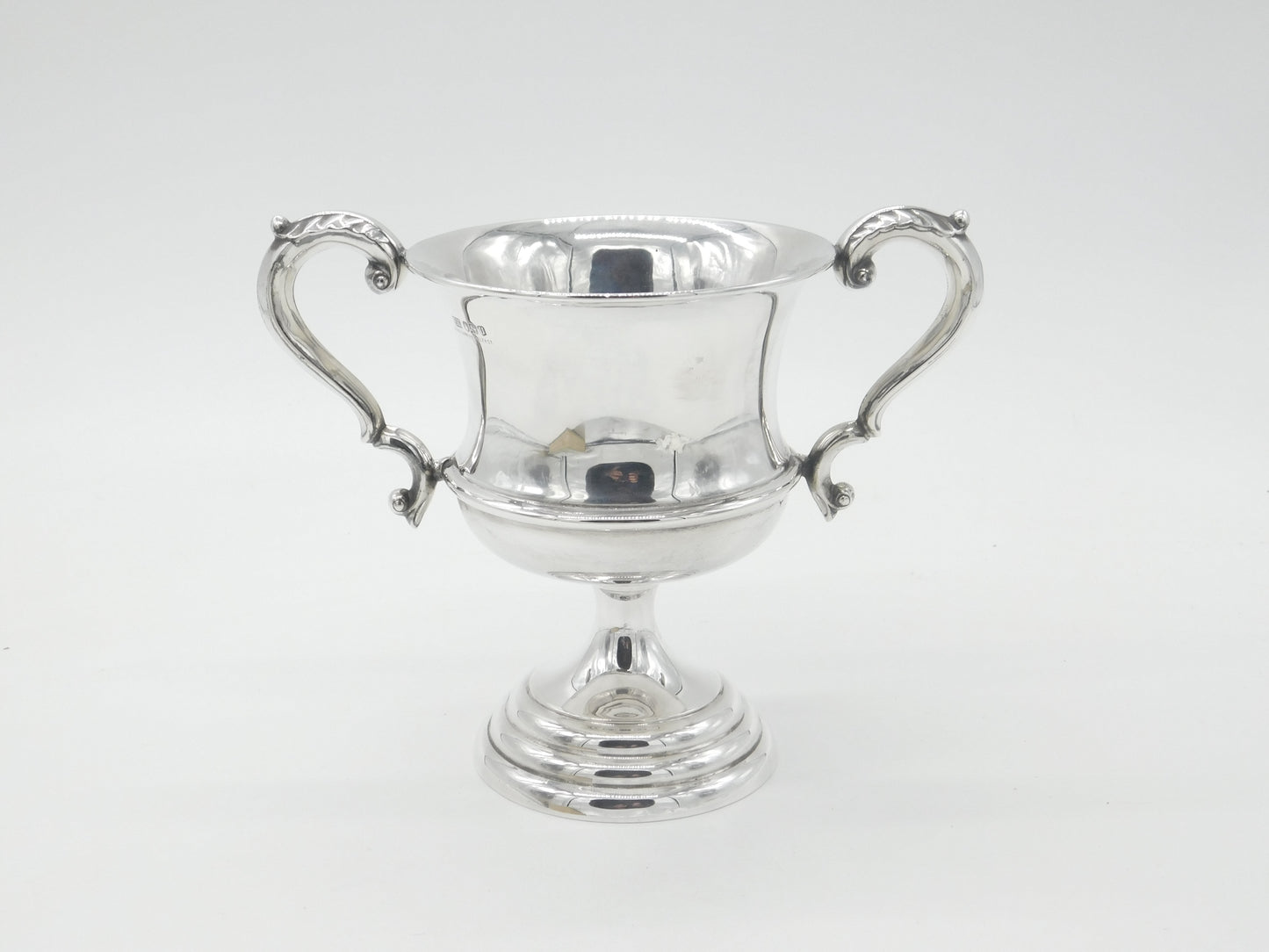 Sterling Silver Two-Handled Sporting Trophy Cup 1937 Antique Sheffield Viner's