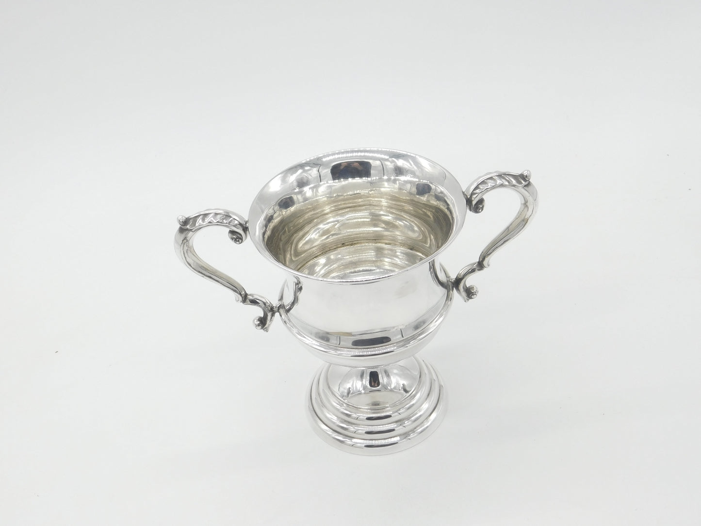 Sterling Silver Two-Handled Sporting Trophy Cup 1937 Antique Sheffield Viner's