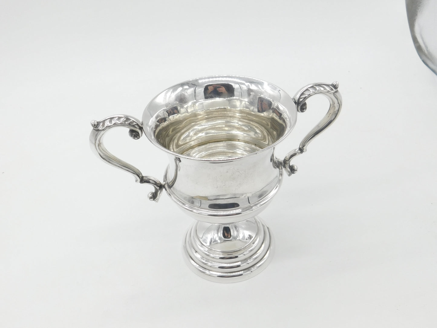 Sterling Silver Two-Handled Sporting Trophy Cup 1937 Antique Sheffield Viner's