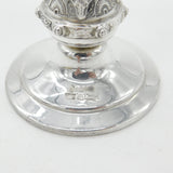 David Lawrence Sterling Silver Celtic Pattern Flower Vase 1985 Birmingham
