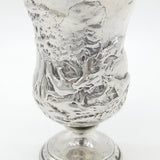 Georgian Sterling Silver Boar Hunt Pattern Goblet or Chalice 1809 London Antique