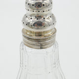 Georgian Sterling Silver & Cut Glass Sugar Caster John Wakefield c1810 London