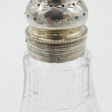 Georgian Sterling Silver & Cut Glass Sugar Caster John Wakefield c1810 London