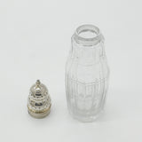 Georgian Sterling Silver & Cut Glass Sugar Caster John Wakefield c1810 London