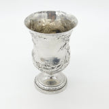 Georgian Sterling Silver Boar Hunt Pattern Goblet or Chalice 1809 London Antique