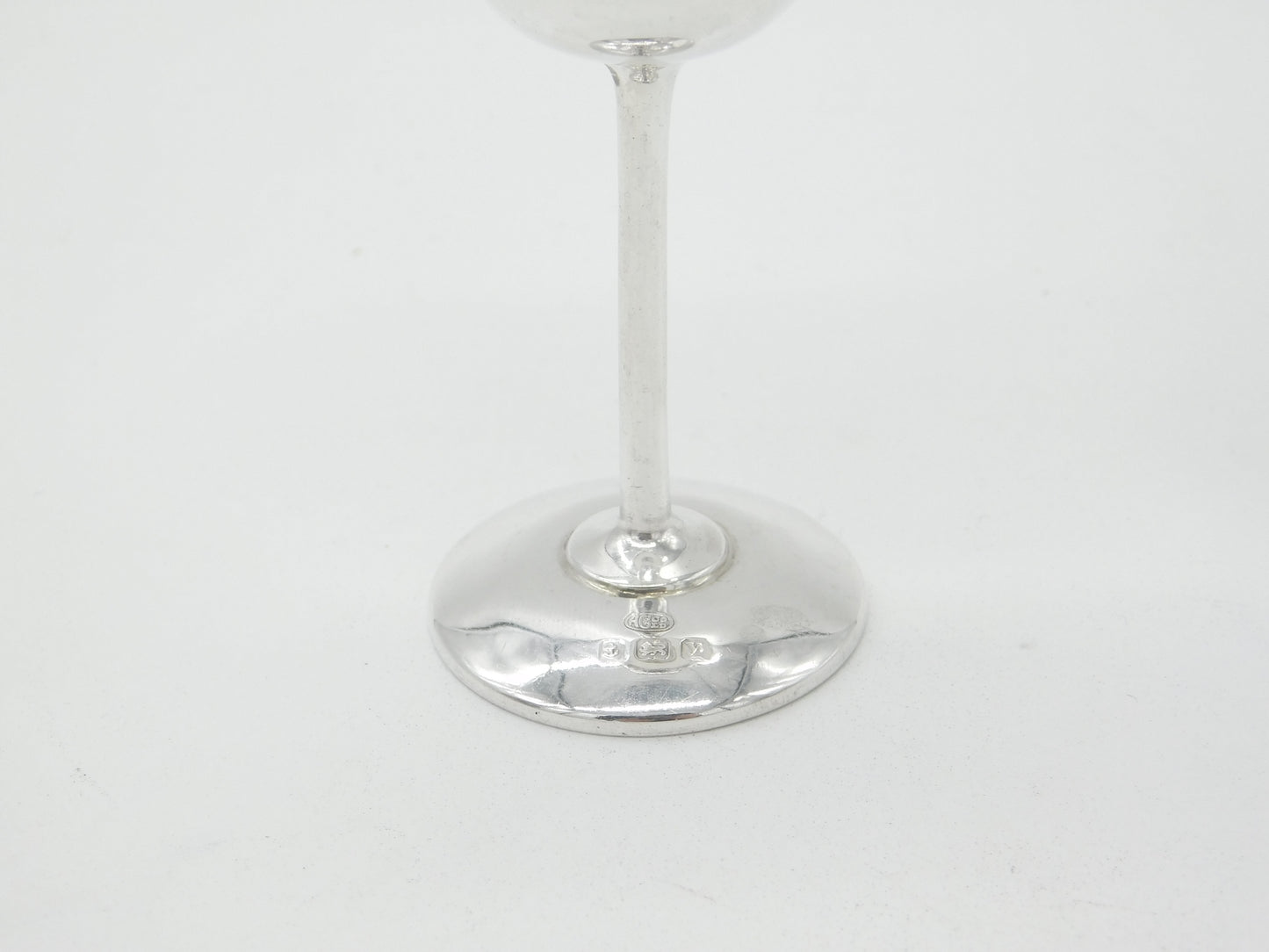 Sterling Silver Small Spirit Chalice Goblet 1923 Birmingham Antique Art Deco