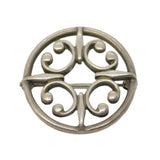 Ola M Gorie Scottish Sterling Silver Celtic Kilt Brooch Pin Vintage c1970