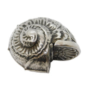 Victorian Silver Plated Novelty Nautilus Shell Snuff Box Antique c1880