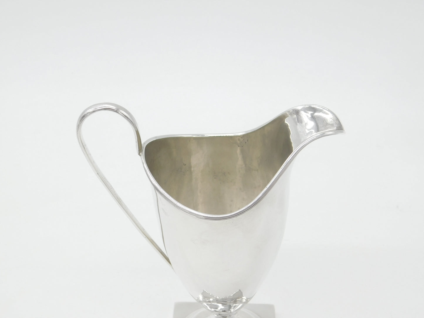 Georgian Sterling Silver Helmet Cream Jug 1786 London Antique George Burrows