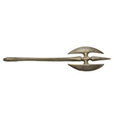 Carrick Jewellery Scottish Sterling Silver Axe Form Kilt Brooch Vintage 1987