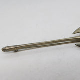Carrick Jewellery Scottish Sterling Silver Axe Form Kilt Brooch Vintage 1987