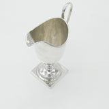 Georgian Sterling Silver Helmet Cream Jug 1786 London Antique George Burrows