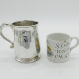 George II Sterling Silver Baluster Tankard Mug Antique 1734 London