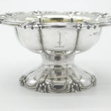 Georgian Sterling Silver Floral Edge Crested Sweet Treat Dish 1830 London