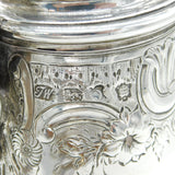 George II Sterling Silver Swan Spout Coffee Pot Antique 1749 London T. Whipham