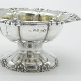 Georgian Sterling Silver Floral Edge Crested Sweet Treat Dish 1830 London