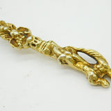 18th Century Channel Islands Sterling Silver Gilt Apostle Spoon Antique 1796 Guernsey