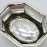 George II Sterling Silver Crested Trencher Salt Antique 1739 London Edward Wood