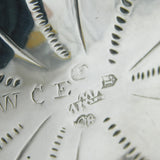 Irish George III Sterling Silver Rural Pattern Sauce Boat Antique 1783 London