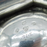 George I Sterling Silver Trencher Salt Cellar Antique 1725 London John East