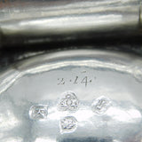 George I Sterling Silver Trencher Salt Cellar Antique 1725 London John East