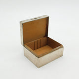 Edwardian Sterling Silver Fishing Fly Box with Fly Antique 1902 London