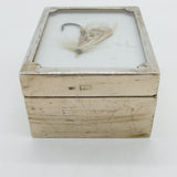 Edwardian Sterling Silver Fishing Fly Box with Fly Antique 1902 London