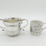 Queen Anne Britannia Standard Silver Fluted Porringer Antique 1704 London