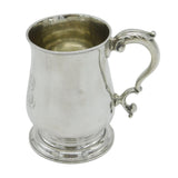 George III Sterling Silver Baluster Tankard Antique 1771 London John King
