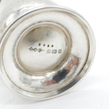 Liberty & Co Sterling Silver Planished Sugar Bowl & Cream Jug Antique 1922 Deco