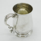George III Sterling Silver Baluster Tankard Antique 1771 London John King