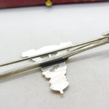 WWII Sterling Silver & Enamel Royal Pioneer Corps Sweetheart Brooch c1940