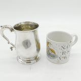 George III Sterling Silver Baluster Tankard Antique 1771 London John King