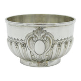 George III Sterling Silver Floral Pattern Bowl Antique 1804 London