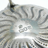 Edwardian Sterling Silver Countryside Pattern Bowl Antique 1907 London