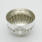 George III Sterling Silver Floral Pattern Bowl Antique 1804 London