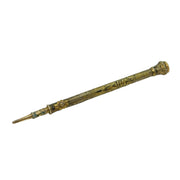 19th Century Sterling Silver Gilt Floral Decorated Propelling Pencil Antique c1880