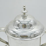 Irish George II Large Sterling Silver Lidded Trophy Cup Antique 1732 Dublin, Erasmus Cope